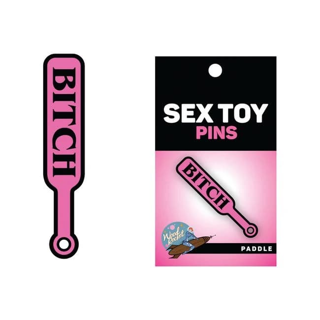 Wood Rocket Bitch Paddle Pin - Image 1
