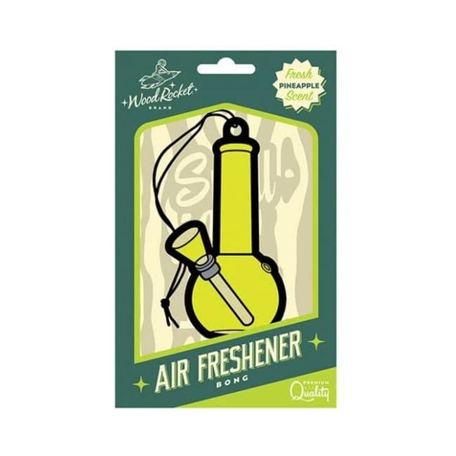 '=wood Rocket Bong Air Freshener - Pineapple - Image 1