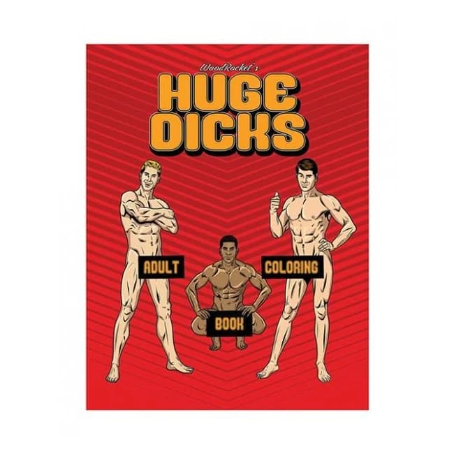 Wood Rocket Huge Dicks Adult Coloring Book - Image 1