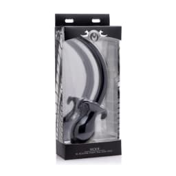 Woof XL Silicone Puppy Tail Butt Plug Black, image 2