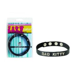 Wordband Collar Bad - Kitty - Black, image 3