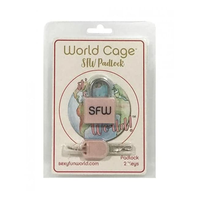 World Cage Sfw Padlock W/2 Keys - Image 1