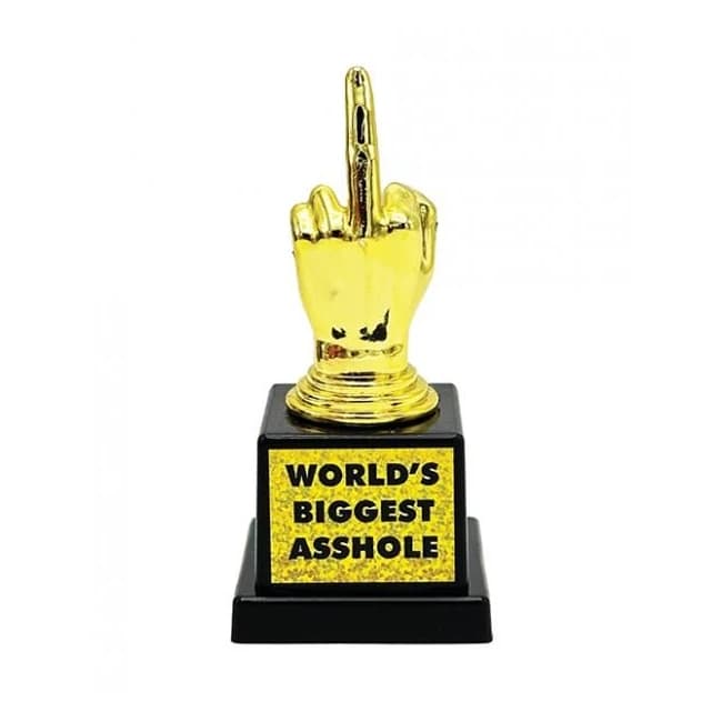 World's Biggest Asshole Trophy - Image 1