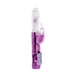 Wyld Vibes Butterfly Purple Rabbit Vibrator, image 1
