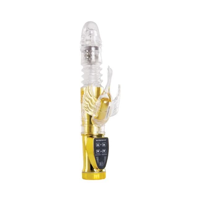 Wyld Vibes Deep Stroker Swan Gold Vibrator - Image 1