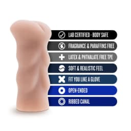 X5 Men Ass Stroker Vanilla, image 8