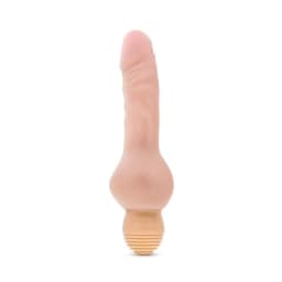 X5 Plus Mr Right Now Beige Vibrating Dildo, image 1