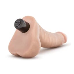 X5 Vibrating Basic 5 Dildo Beige - Image 4