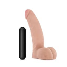 X5 Vibrating Basic 5 Dildo Beige - Image 6