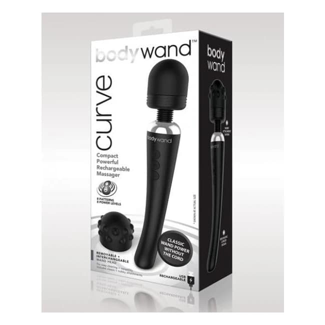 Xgen Bodywand Curve Rechargeable - Black - Image 1