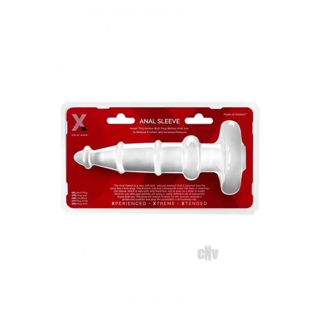 Xplay Anal Sleeve Plug 7 Clear - Image 1