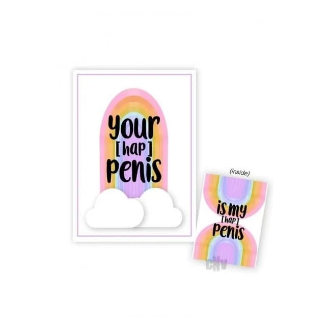 Your Hap Penis Is My Hap Penis Card - Image 1