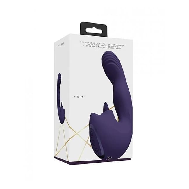 Yumi Dual Motor Gspot Vibe Purple - Image 1