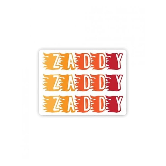 Zaddy Naughty Sticker - Pack of 3 - Image 1