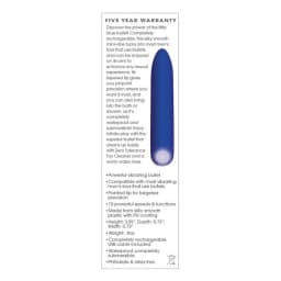 Zero Tolerance Blue Rechargeable Bullet, image 2
