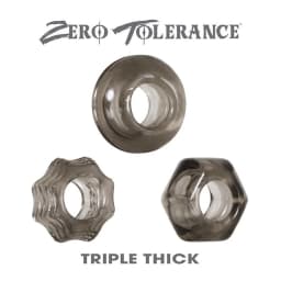 Zero Tolerance Triple Thick Cock Ring Trio, image 1