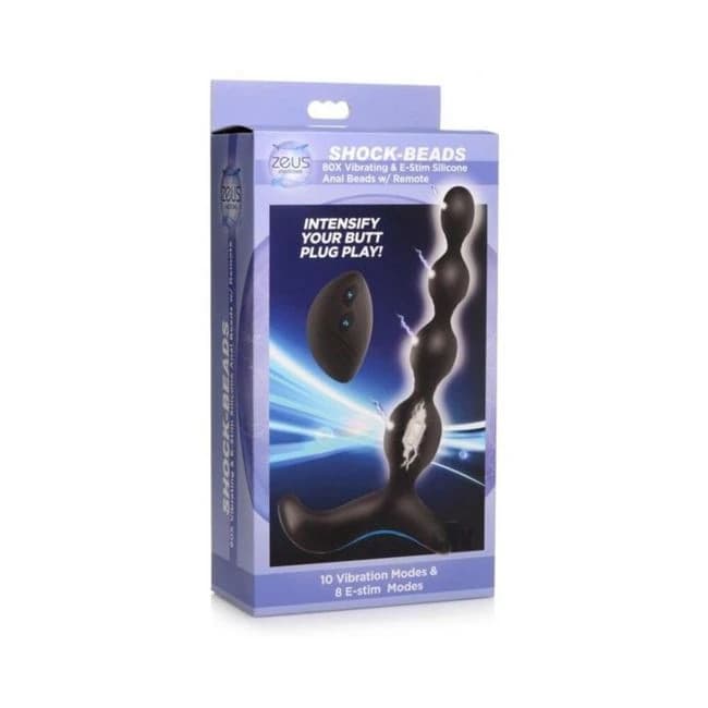 Zeus Shock Beads W/remote Black - Image 1