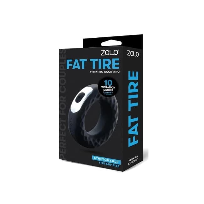 Zolo Fat Tire Vibrating Cock Ring - Image 3