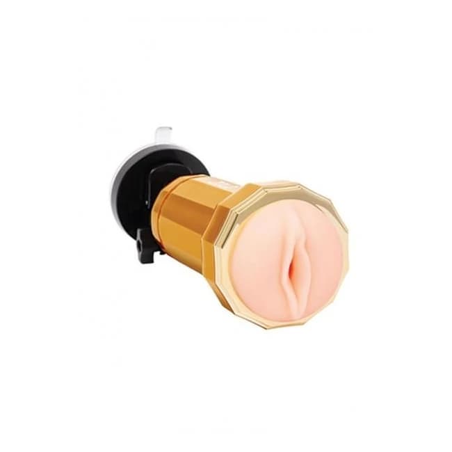 Zolo Vibrating Mountable Stroker Gld - Image 1