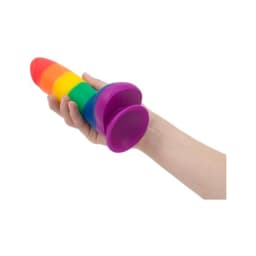 Addiction 100% Silicone Justin 8 Rainbow ", image 5