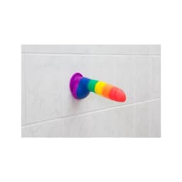 Addiction 100% Silicone Justin 8 Rainbow ", image 6