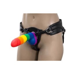 Addiction 100% Silicone Justin 8 Rainbow ", image 7
