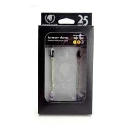 Adj Clamp w/ Purple Beads, image 2