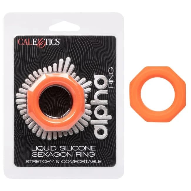 Alpha Liquid Silicone Sexagon Ring - Image 1