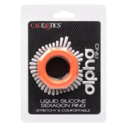 Alpha Liquid Silicone Sexagon Ring, image 2