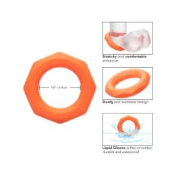 Alpha Liquid Silicone Sexagon Ring, image 5