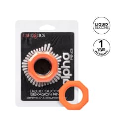 Alpha Liquid Silicone Sexagon Ring, image 6