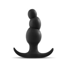 Anal Adventures Platinum Stacked Plug Black, image 2