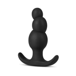 Anal Adventures Platinum Stacked Plug Black, image 3