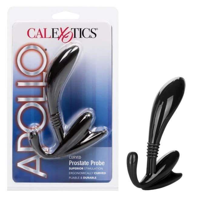 Apollo Curved Prostate Probe Black - Image 1