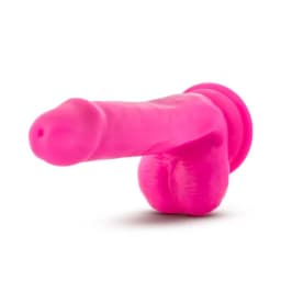 Au Naturel Bold Delight 6 in Dildo Pink, image 4