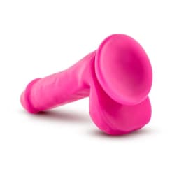 Au Naturel Bold Delight 6 in Dildo Pink, image 5