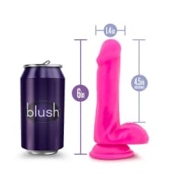 Au Naturel Bold Delight 6 in Dildo Pink, image 6