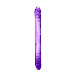 B Yours 18 Double Dildo Purple ", image 1