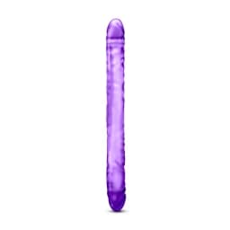 B Yours 18 Double Dildo Purple ", image 2
