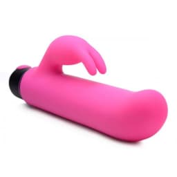 Bang! XL Bullet & Rabbit Silicone Sleeve Pink, image 3
