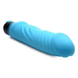 Bang! XL Bullet & Ribbed Silicone Sleeve Blue, image 5