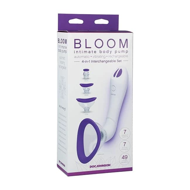 Bloom Intimate Body Pump Purple/white - Image 1