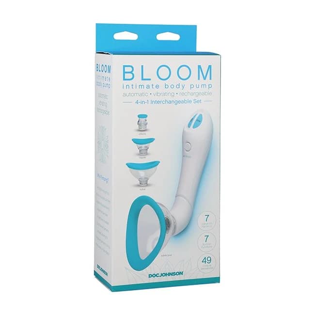 Bloom Intimate Body Pump Sky Blue/ White - Image 1