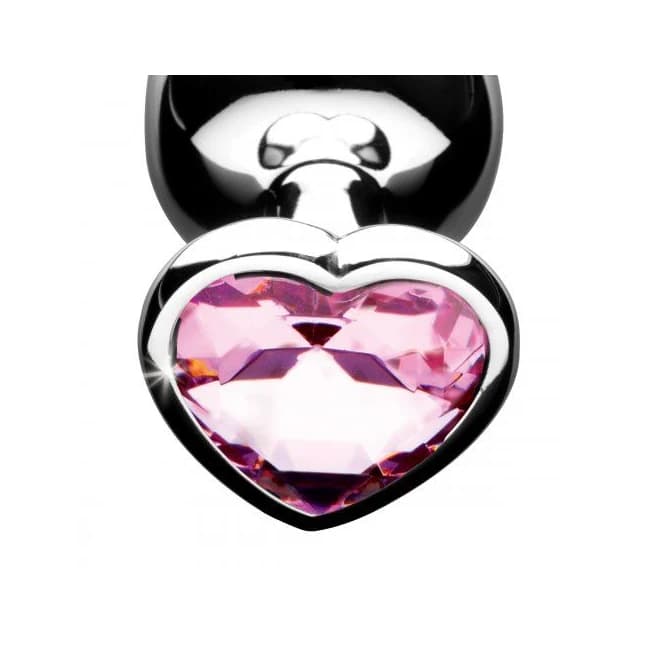 Booty Sparks Pink Heart Gem Anal Plug Set - Image 3