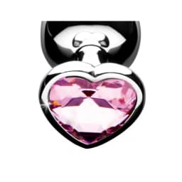 Booty Sparks Pink Heart Gem Anal Plug Set - Image 3