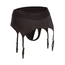 Boundless Thong W/ Garter L/xl Harness Black - Image 4