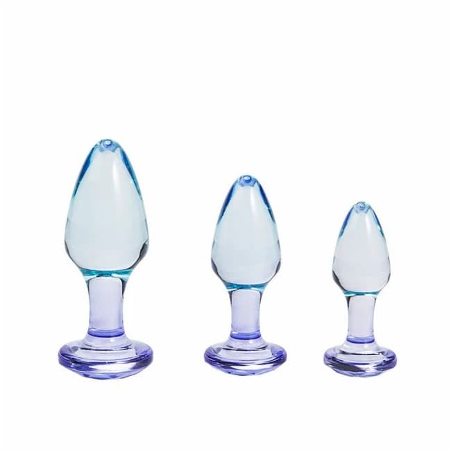Butties 3pc Acrylic Anal Plug Set - Image 1