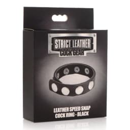 Cg Leather Speed Snap Cockring, image 2