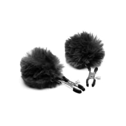 Charmed Pom Pom Nipple Clamps Black, image 3