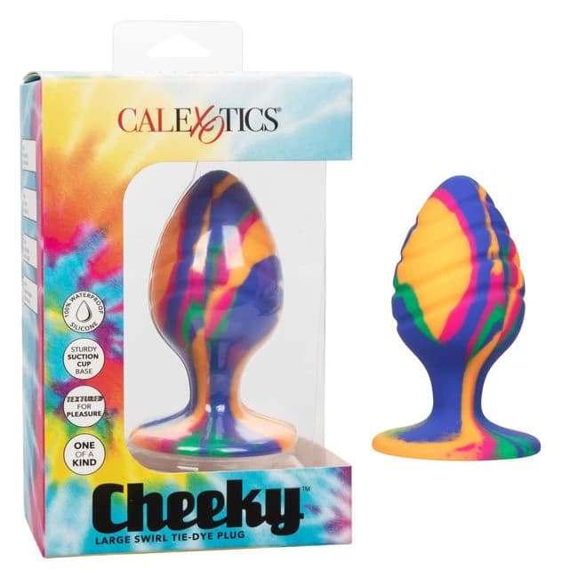 Cheeky Large Swirl Tie Dye Plug - Image 1